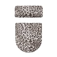 thumbnail image 2 of HELLHERO Leopard Print Toilet Bowl Cover Machine Washable for Household Washable and Reusable Toilet Lid Cover Set, 2 of 8