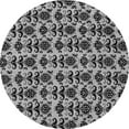 thumbnail image 1 of Ahgly Company Indoor Round Abstract Gray Modern Area Rugs, 8' Round, 1 of 4