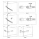 thumbnail image 4 of 12 Pack Baby Cabinet Strap Locks - Child Safety Kit - Adhesive Drawer Oven Fridge Locks - Adjustable Toilet Seat - Fridge Latches - No Drilling., 4 of 5