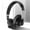 Black, variant on 9D Surround Sound Wireless Headphones, Deep Bass and Hi-Fi Stereo Sound, Wired Option, Foldable Design, Type-C Connector - Comfortable Earmuffs, Soft Ear Cushions, Four Stylish Colors to Choose From