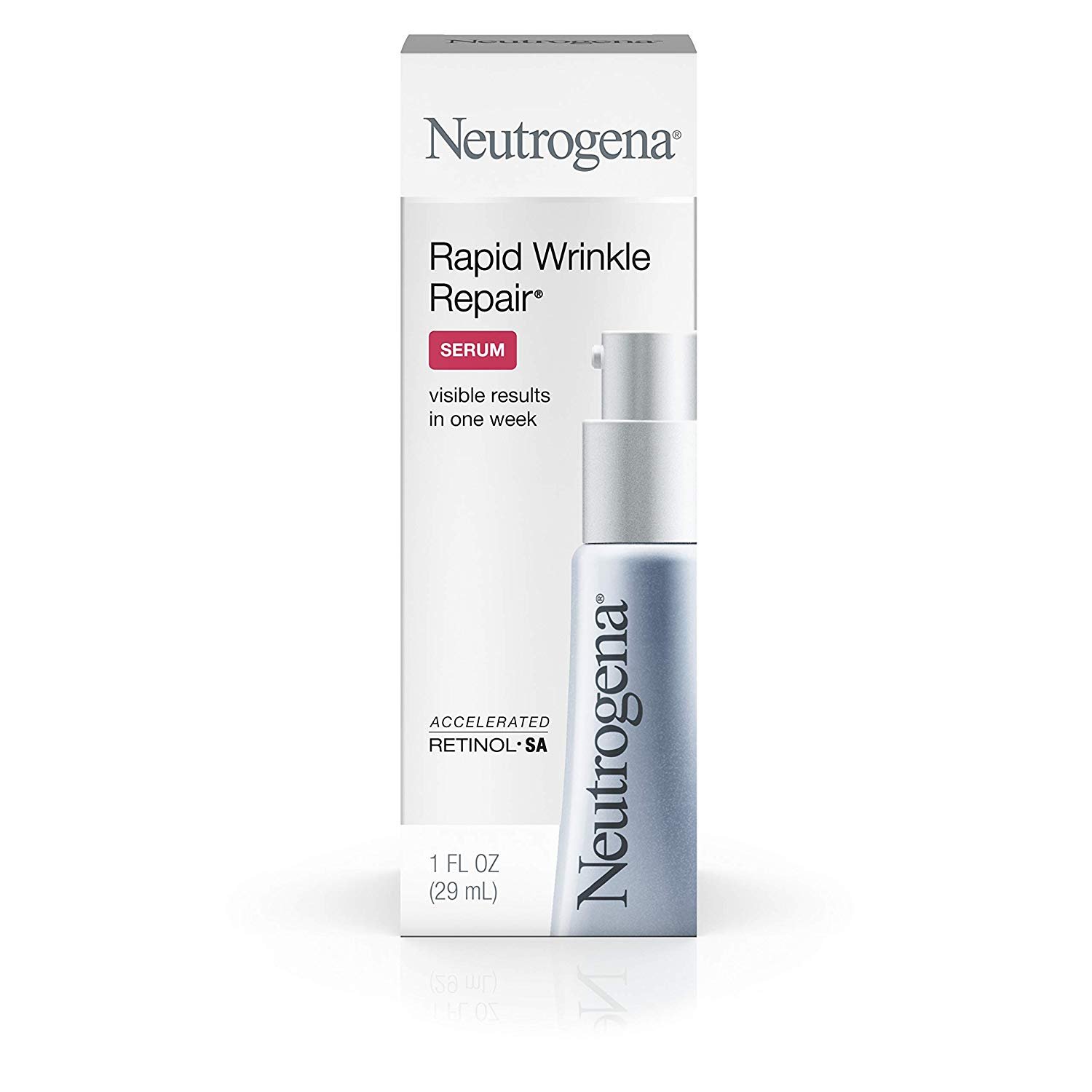 Neutrogena Rapid Wrinkle Repair Anti-Wrinkle Retinol Serum for Wrinkles & Dark Circles, 1 fl. oz