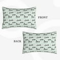 thumbnail image 2 of Salouo Love lettering Print Print Pillow Case Cover,Wrinkle-Free Bed Pillow Cover Pack of 1 Home Decor Fade-Resistant and Stain-Resistant ,Pillows Not Included-14"x20", 2 of 6