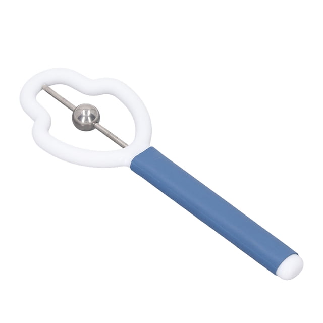 Ejercitador de punta de lengua en forma de calabaza, herramienta profesional de entrenamiento de lengua para fuerza muscular oral para niños, azul y blanco