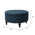 thumbnail image 4 of Abble 32" Tufted Round Storage Cocktail Ottoman, 4 of 9