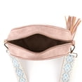 thumbnail image 2 of Bolsos cruzados de moda Borla PU Bolsos de hombro Travel Lady Purse (rosa), 2 of 8