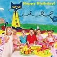 thumbnail image 4 of Pete the Cat Taspestry Poster Banner Backdrop Background Wall Decor Party Supplies, 4 of 6