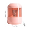 thumbnail image 3 of Fully Automatic Pencil Sharpener, Battery Operated Pencil Sharpener for Kids, Electric Pencil Sharpener with Transparent Shavings Container, 3 of 6
