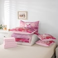 thumbnail image 6 of jejeloiu Cartoon Halloween Ghost Twin Bedding Sets 7-Piece,Kawaii Flower Daisy Bedding Comforter Set,Rustic Plant Floral Sheet Sets For Girls Teens,Lightweight Room Decor Reversible, 6 of 8