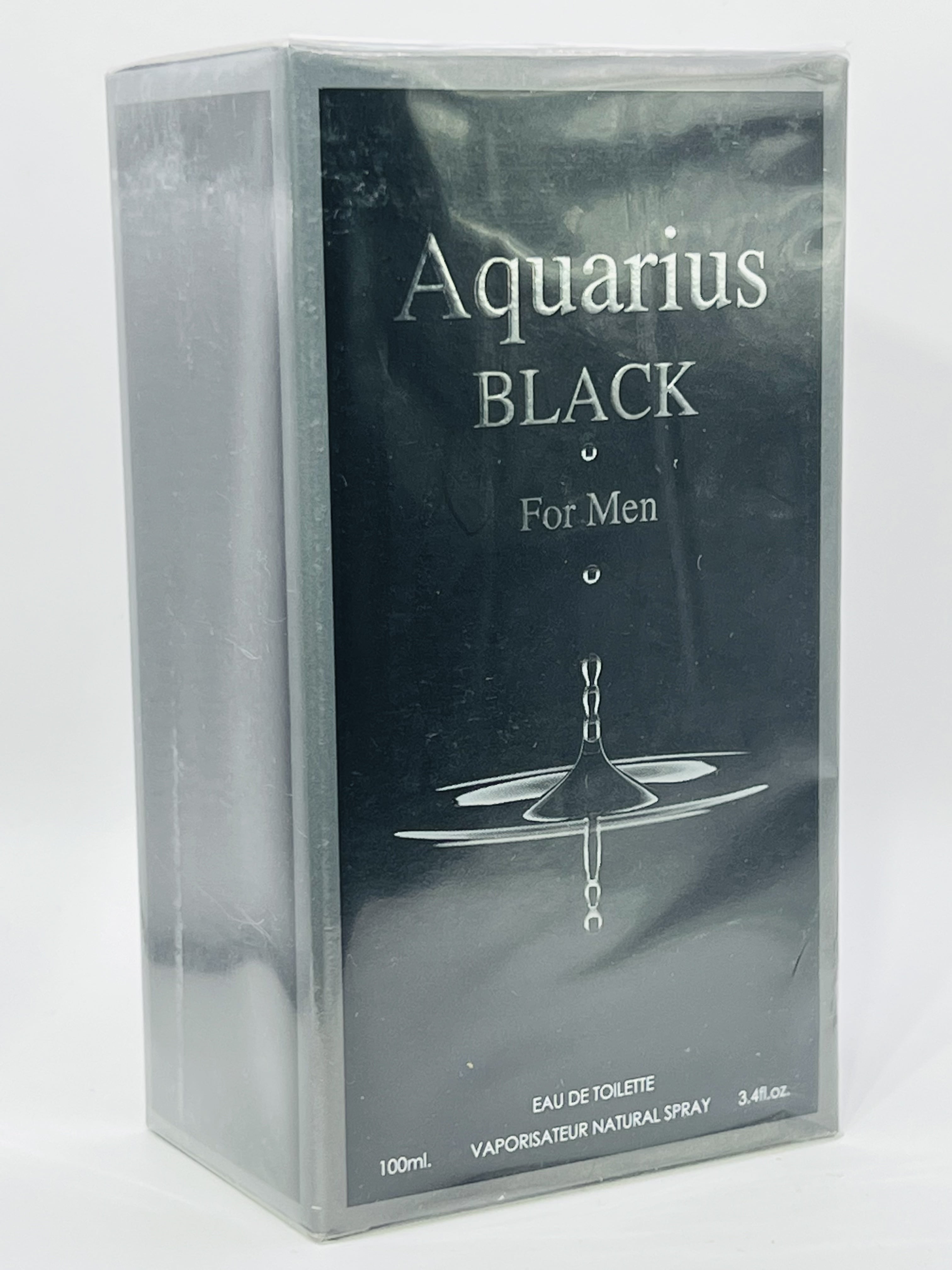  Aquarius Black Cologne for Men 3.4 fl.oz. : Beauty & Personal  Care