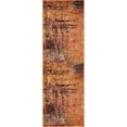 thumbnail image 1 of Unique Loom Estrella Dark Colors Area Rug 2' 2 x 6' 7 Runner Orange/Beige, 1 of 2
