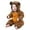 Coffee, variant on Infant Boys Girls Long Sleeve Cartoon Bear Ears Hooded Romper Jumpsuit Corduroy Womens Button up 17 Month Old Boy Clothes Boy Winter Jumpsuit Linen Romper Bodysuit Kid Snowsuit Disc Brown 6-12 Months