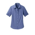 thumbnail image 4 of Port Authority Ladies Short Sleeve Superpro Oxford Shirt, 4 of 5