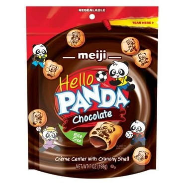 Meiji Hello Panda Cookies, 4-Flavor Bags, 7 Ounce Bag