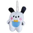 thumbnail image 3 of LLavero de perro, colgante, muñeco de Animal, juguete de peluche, suave, Adorable, muñeco de peluche para jardín de infantes, regalos de cumpleaños, a babero azul Fernando llavero colgante, 3 of 8