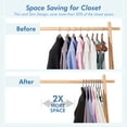 thumbnail image 5 of ACSTEP Plastic Clothes Hangers,100 Pack Standard Plastic Hangers,Non Slip Heavy Duty Hangers for Coats, Pants & Dress Clothes, 5 of 6