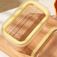 thumbnail image 4 of Mouliraty Plastic Butter Cutter Slicer, Large Airtight Butter Dish Container With Lid For Fridge, Easy To Cut & Store, 4 of 7