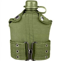 Rothco Plastic Flask 1 Quart Canteen, Olive Drab