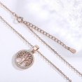 thumbnail image 3 of Tree of Life Necklace Women Silver with Gift Wrapping, Tree of Life Pendant Jewelry Gift for Valentine's Day Christmas BirthdayWhiteWithout chain, 3 of 5