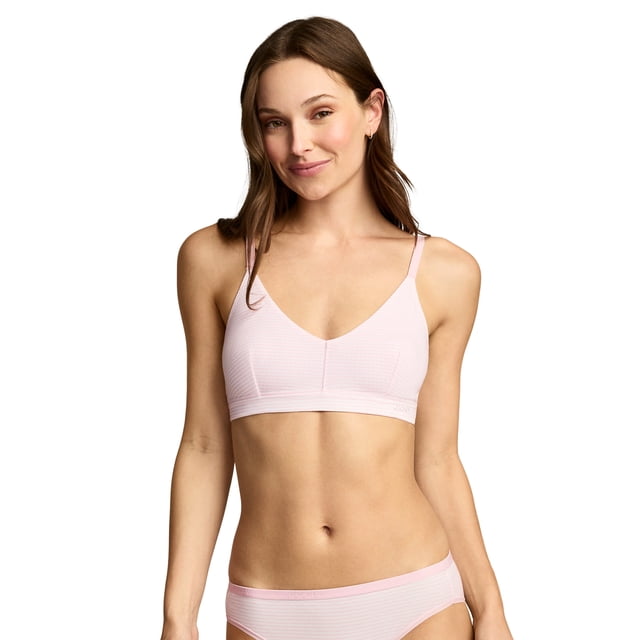 Jockey Soutien-Gorge Léger Triangle Extensible en Coton Biologique pour Femmes