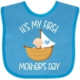 thumbnail image 3 of Inktastic 1st Mothers Day Boys Boys Baby Bib, 3 of 4