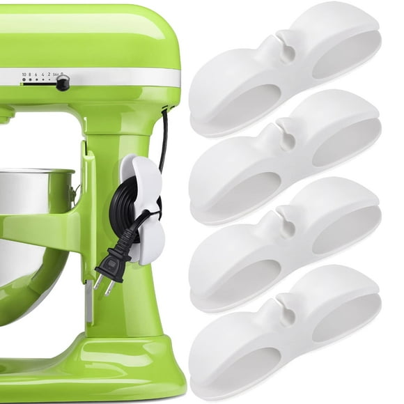 Organizador de cables SisBroo para electrodomésticos y cocina, enrollador de cables, 4 unidades