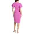 thumbnail image 2 of Elie Tahari womens  Faux Wrap Dress, 0, Purple, 2 of 3