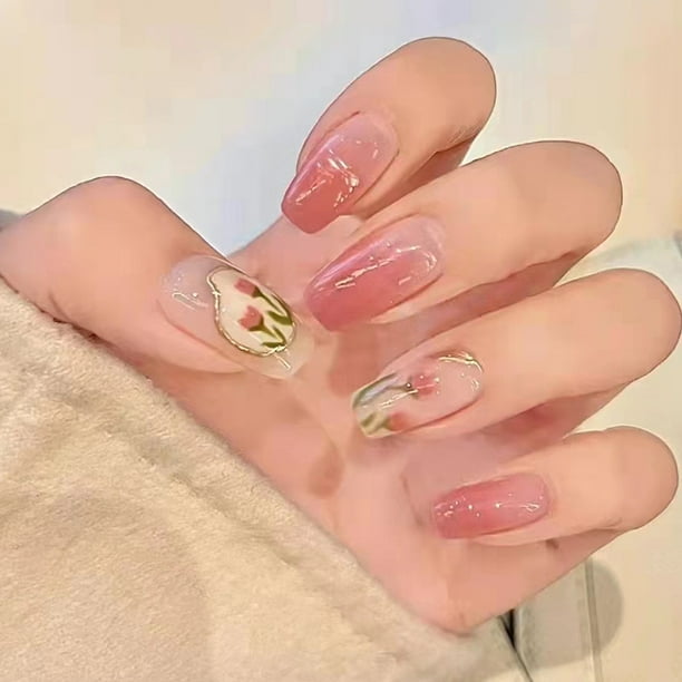 Nail 2024 flower stickers