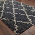 thumbnail image 3 of Oriental Weavers Henderson Shag Area Rug 092K1 Charcoal Ogee Curves 3' 10" x 5' 5" Rectangle, 3 of 4