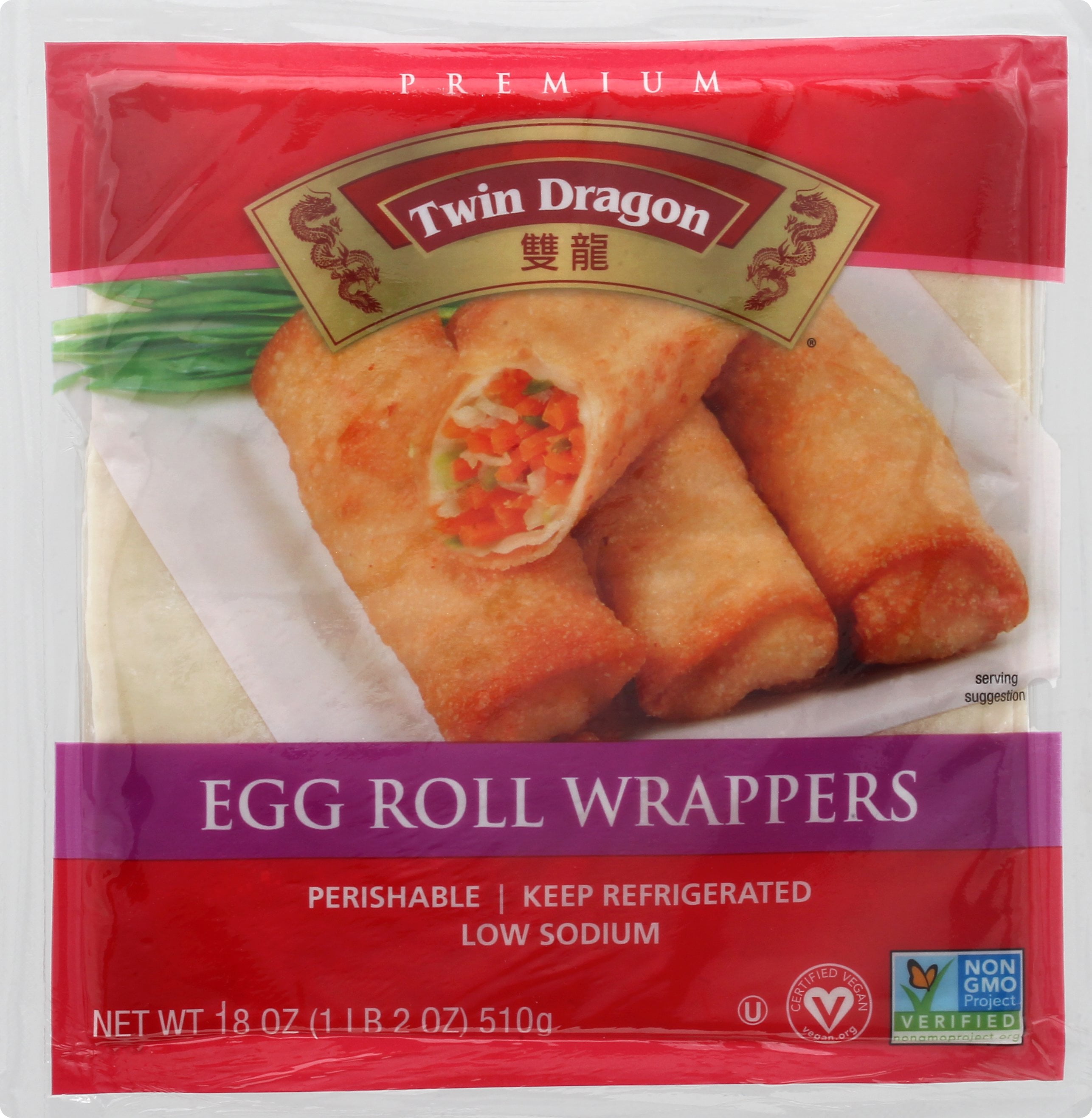 Franklin Farms Vegan Egg Roll Wrapper 1 lb. - 6/Case