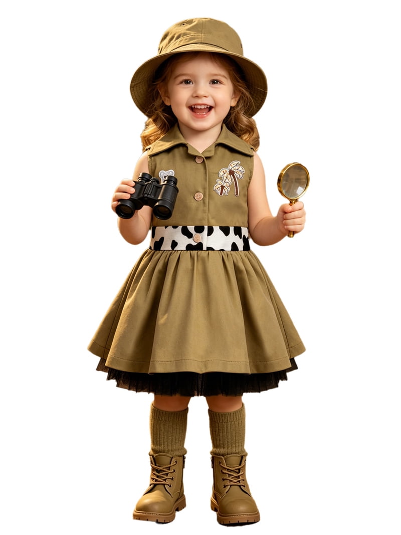 dress for safari theme party Safari Theme Birthday Outfit, Wild One, Two, Three Tutu, Safari Mouse Dress, Wild Theme Dress 3-6 Months / Tutu-Shirt-Hairbow