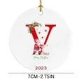 thumbnail image 3 of Decoraciones de Navidad Al Aire Libre Decoración Del Árbol de Navidad Colgante Personalizado Navidad 26 Carta Decoración, Decoración Del Árbol de Navidad Regalo de Navidad Decoraciones Del Árbol de Na, 3 of 3