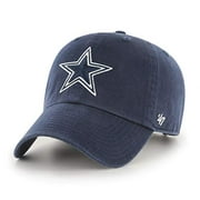 NFL Dallas Cowboys Mens 47 Brand Clean Up Hat, Navy, OSFA