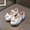 White, variant on Liyamei Fashion Summer Children Sandals Girls Casual Shoes Flat Bottom Lightweight Solid Color Bow Minimalist Style Sandals For Girls Size Gold 2-2.5 Years