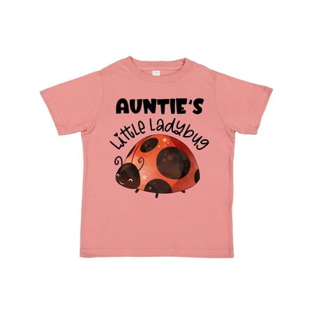 

Inktastic Auntie s Little Ladybug Gift Toddler Boy or Toddler Girl T-Shirt