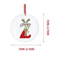 thumbnail image 2 of Xihbxyly Dia Del Primer Ministro Adornos de Cervatillo En 26 Letras, Adorno de Árbol En Navidad Rojos, Adorno de Colgantes En Letras, Adorno de Árbol En Navidad En Alfabeto para El Hogar, 2 of 4