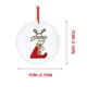 thumbnail image 1 of Decoraciones Del Árbol de Navidad con 26 Letras Del Alfabeto, Rojo Acrílico Fawn Colgante Ornamentos para el Hogar, Decoración Personalizada Del Árbol de Navidad para la Temporada de Vacaciones, 1 of 4