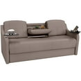 thumbnail image 2 of Qualitex Ethos Console DX RV Sofa Bed - 78" Wide - Light Antelope Ultimate Leather, 2 of 9