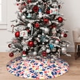thumbnail image 5 of Picia Abstract Leopard Print Print Christmas Tree Skirt , Christmas Tree Skirt Ornaments for Merry Christmas Holiday Party Decorations Indoor Outdoor-48", 5 of 7
