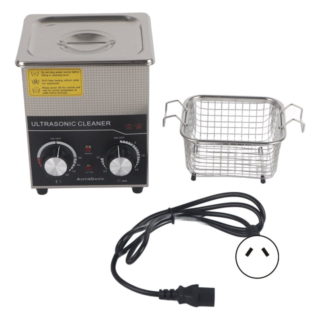 Perilla limpiadora ultrasónica de 2L que ajusta la máquina de limpieza de calefacción Industrial de acero inoxidable enchufe AU 220V