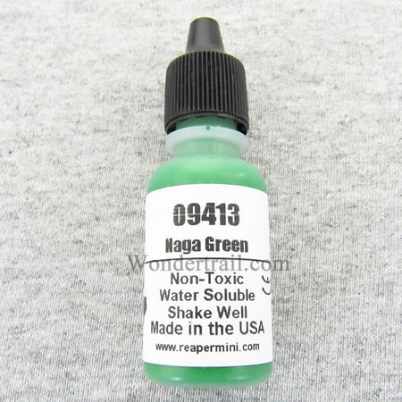 - Naga Green Acrylic Reaper Master Series Hobby Paint .5oz Dropper Bottle Reaper Miniatures