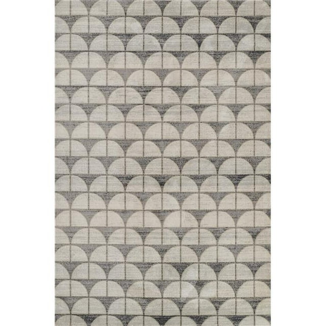 Momeni EDITIEDI-2CHR5177 5 ft. 1 in. x 7 ft. 7 in. Edition Machine Made Contemporary Rectangle Area Rug, Charcoal