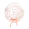 thumbnail image 4 of lcziwo Infant Toddler Girls Cute Summer Clothes Kids Sleeveless Strawberry Print Mini Dress with Hat 2 Piece Outfits Set Pink 6 Months, 4 of 6