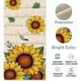 thumbnail image 2 of Spring Summer Sunflower Table Runner, Fall Autumn Floral Flower Kitchen Dining Table Decoration, Seasonal Burlap Indoor Outdoor Home Decor Party Supply 13 x 72 Inches, 2 of 4