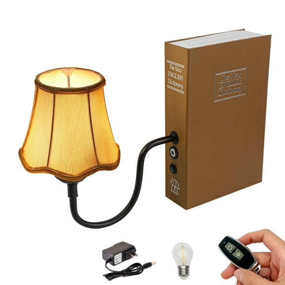 Kiven Cordless Table Lamp, 1-Light Rechargeable Bookshelf Lamp with off-white Fabric Lampshade, Farmhouse Decorative Bookend, Cordless Lamp for Office Home Decor Bedside Bookshelf