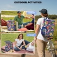 thumbnail image 4 of Travel Cooler Bag - Colorful Floral Pattern Camping Beer Cooler Backpack with Bottle Opener- Waterproof Insulated Picnic Backpacks - Cooler Bag for Beach, 4 of 6