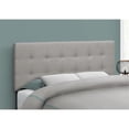 thumbnail image 2 of Bed Headboard Only Full Size Bedroom Upholstered Linen Look Grey, 2 of 4