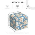 thumbnail image 4 of Balery Funny Cute Healthy Teeth Porta Pañuelos de Cuero con Estampado – Funda Moderna Cuadrada para Caja de Pañuelos, Dispensador 5x5x5'', 4 of 7