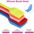 thumbnail image 4 of SHAR 5 Pcs Heat Resistant Silicone Pastry Brush Set for BBQ, BBQ, Cooking, Baking, Baking, 2 Large and 3 Small Multicolor, 4 of 5