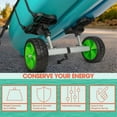 thumbnail image 4 of Kayak Trolley Pro Premium Kayak Cart with NO-Flat Airless Tires 150 LB Capacity Yellow with Free Mesh Carry Bag, 4 of 7
