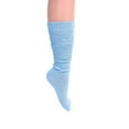 thumbnail image 3 of Lightweight Slouch Knee High Socks 3 Pairs Shoe Size 5-10 (Light Blue), 3 of 10